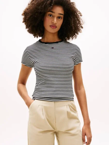 Tommy Jeans Tricou ESSENTIAL | negru