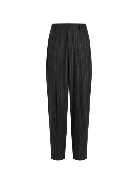 Pantaloni Dolce & Gabbana de flanelă gri