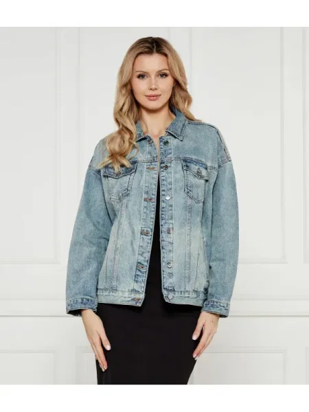 Armani Exchange farmerdzseki átmeneti oversize kék