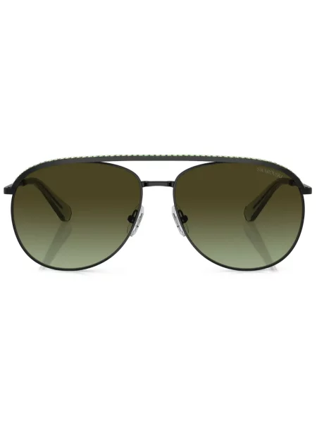 Ochelari de soare Swarovski de cristal negru