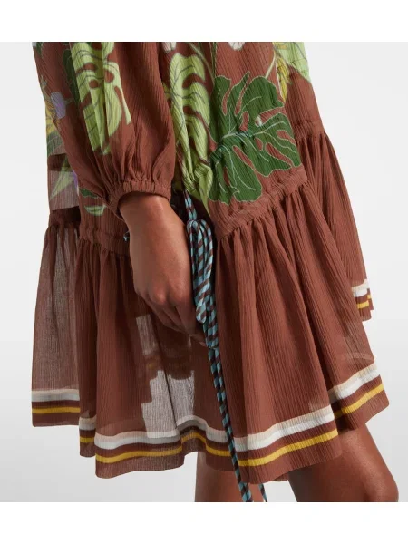 Rochie Alemais de mătase maro