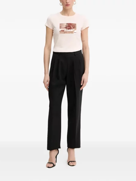 Tricou Armani Exchange cu paiete roz
