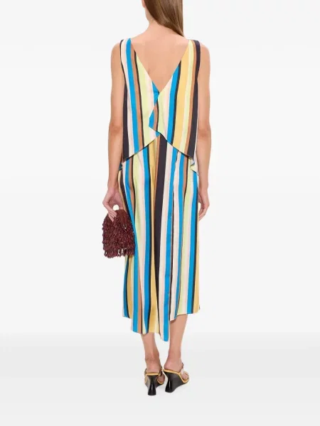 Rochie midi Simon Miller asimetrică galben