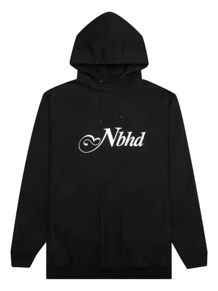 Hanorac cu glugă Neighborhood cu broderie negru