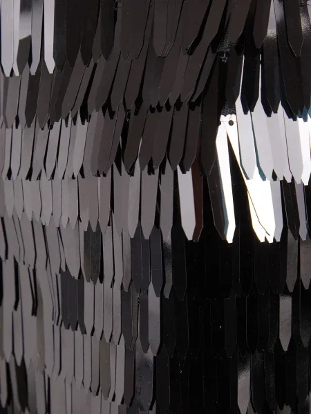 Top Self-portrait cu paiete negru