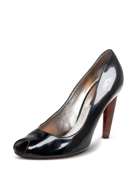 Kožené lodičky Dolce & Gabbana Pre-owned černé