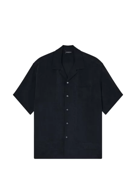 Риза Emporio Armani с пейсли десен черно