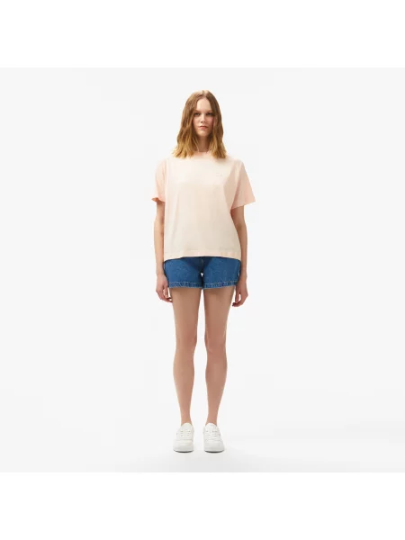 Lacoste футболка рожева