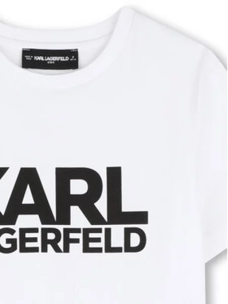 Karl Lagerfeld Kids Marškinėliai balta