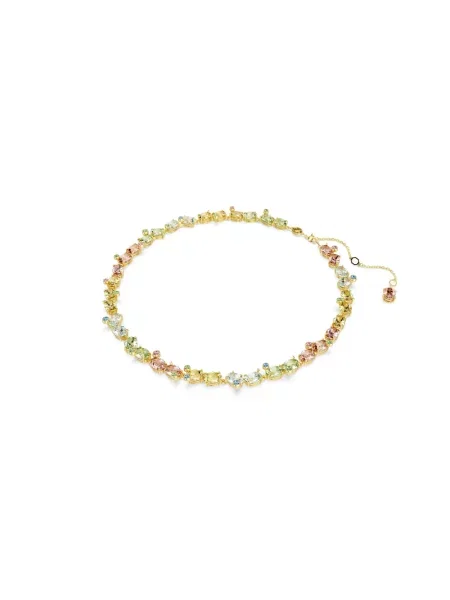 Naszyjnik Swarovski elegancki żółty