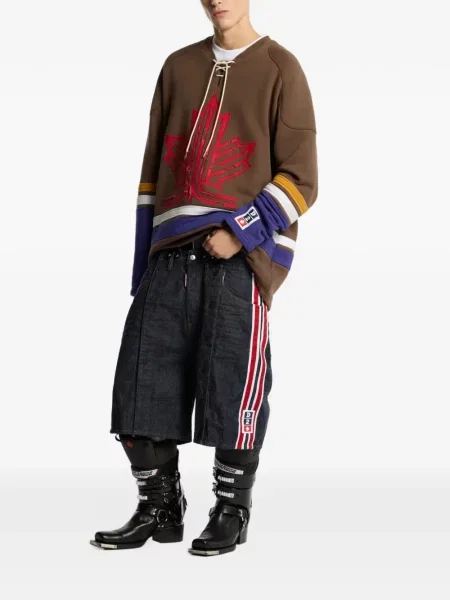 Džínsové šortky Dsquared2 modrá