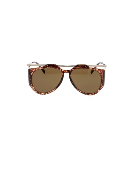 Okulary przeciwsłoneczne Saint Laurent brązowe