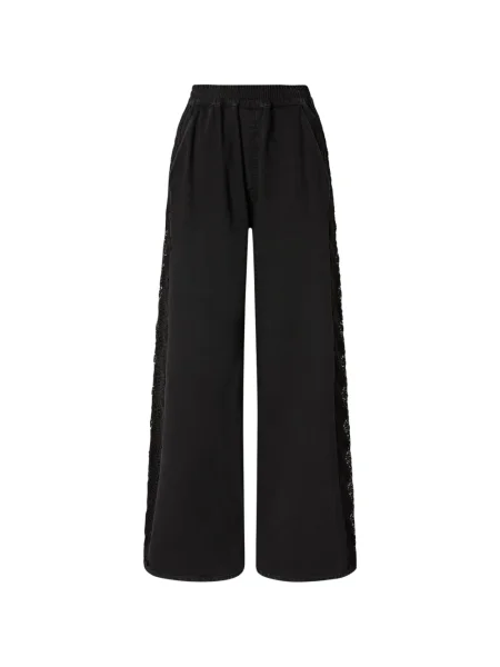 Pantaloni Pinko din dantelă negru