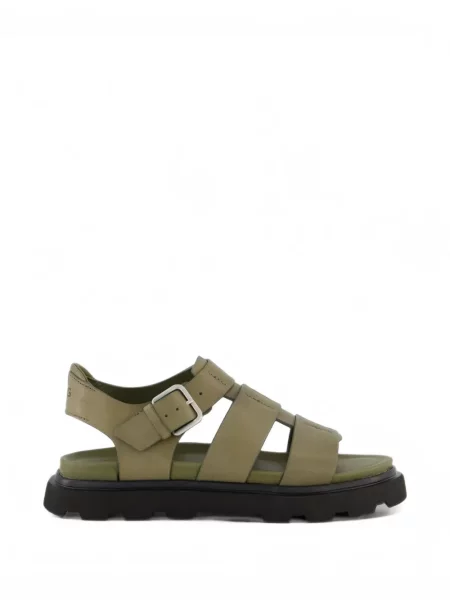 Sandale Ugg cu cataramă cu bretele verde