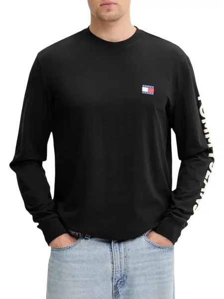 Majica Tommy Hilfiger Jeans črna