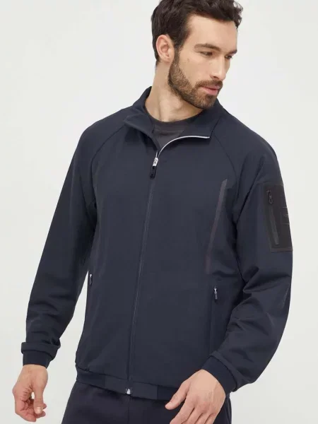 Boss Green geaca barbati de tranzitie albastru