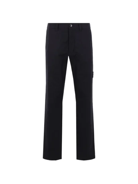 Pantaloni Stone Island cu strasuri negru
