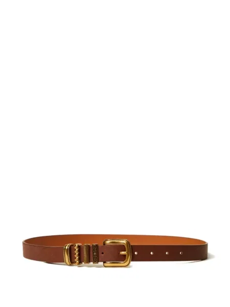 Curea Twinset din piele maro