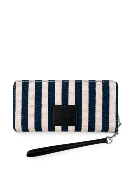 Portofel Marc Jacobs cu broderie albastru