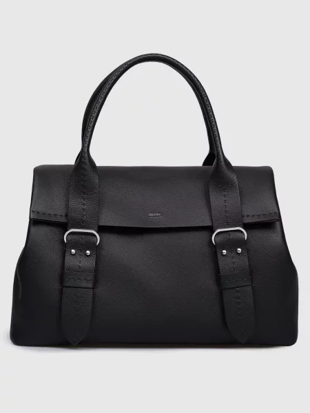 Шкіряна сумка ARCHETIPO Max Mara чорна