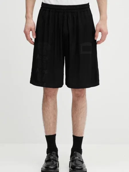 Kratke hlače Aries Ancient Column Luxe Shorts črna