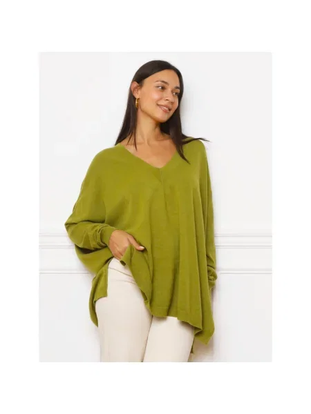 Pulover La Modeuse verde