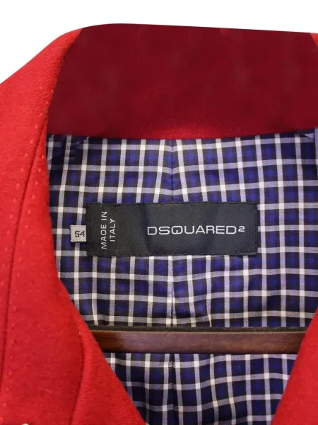 Palton Dsquared2 roșu