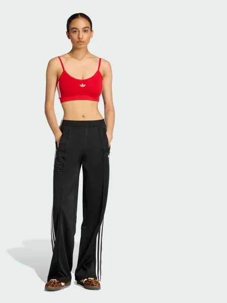 Повседневные переработанный брюки Adidas черные