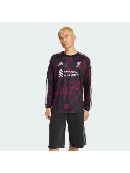 Koszulka z trzeciego zestawu z długim rękawem Liverpool FC czarna