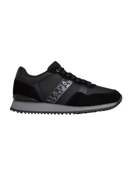 Sneakersy Napapijri skórzane czarne