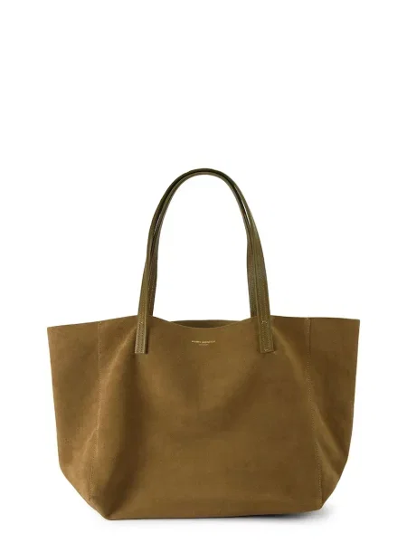 Kurt Geiger London kabelka typu shopper dámska semišová VIOLET hnedá