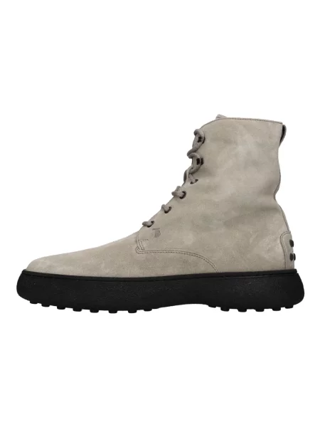 Botki Tod's skórzane szare