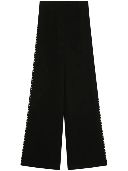 Szerokie spodnie Jonathan Simkhai czarne