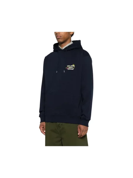 Bluza z kapturem Drole De Monsieur z kapturem niebieska