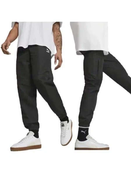 Spodnie sportowe dresowe Puma FD Classics Cargo czarne