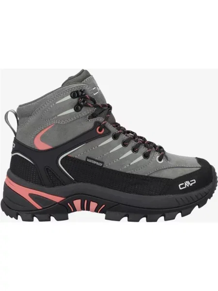 Buty trekkingowe CMP Riget Mid waterproof szary koralowy 36 czarny