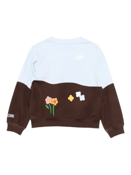 Bluza dziecięca Moschino niebieska
