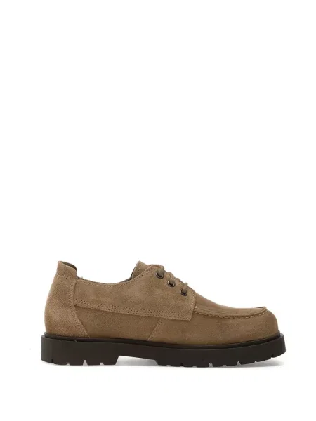 Pantofi derby Birkenstock din piele de căprioară
