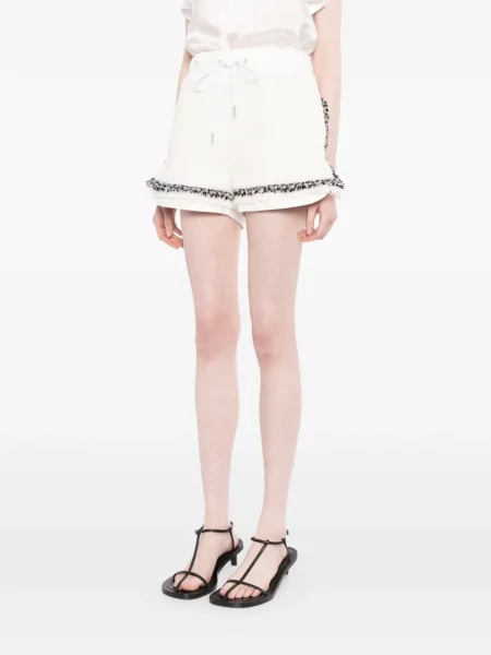 Pantaloni scurți Sacai alb