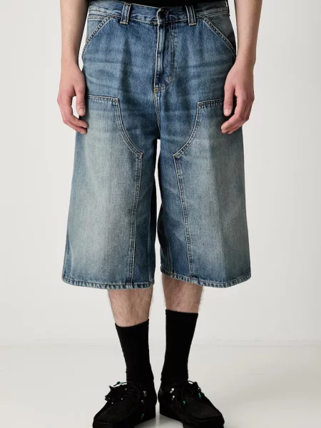 Carhartt WIP OG Double Knee pantaloni scurți din denim pentru bărbați