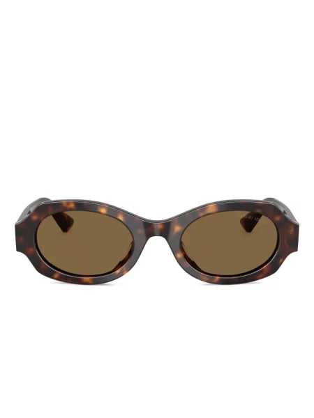 Ochelari de soare ovali Giorgio Armani verde