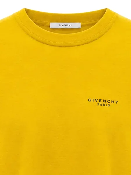 Scurt tricou Givenchy cu imagine galben