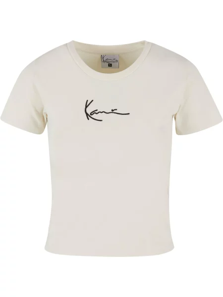 Karl Kani Tricou negru / murdar alb
