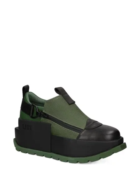 Sneakerși United Nude cu platformă verde
