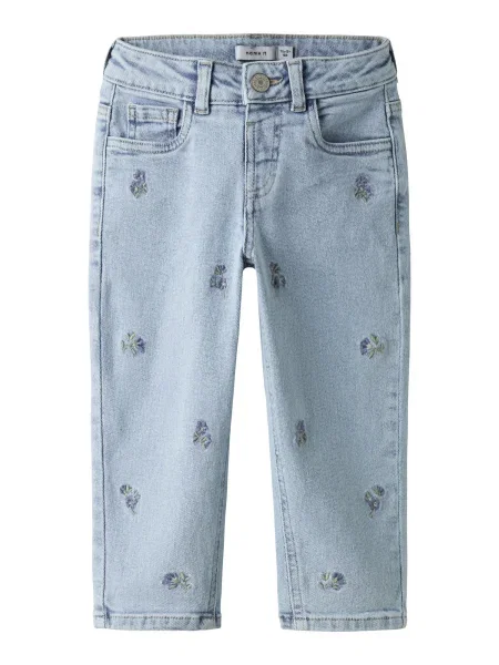 NAME IT Jeans NMFBella denim / verde deschis / mov lavandă albastru
