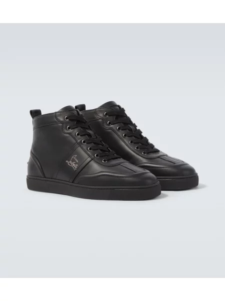 Sneakerși Christian Louboutin din piele negru