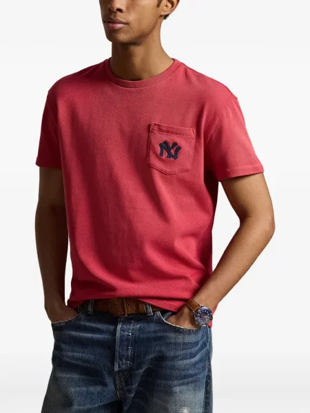 Ριγέ δερμάτινος κάλτσες Polo Ralph Lauren με κορδόνι μαύρο