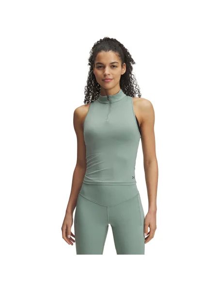 Dámske tréningové tričko Under Armour Vanish Elite Vent Tank silica green/iridescent zelená