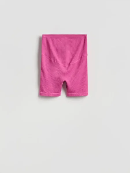 Reserved Prążkowane kolarki różowy