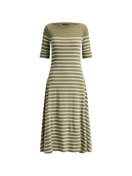 Rochie midi Lauren Ralph Lauren verde